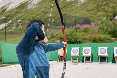 séance de tir à l'arc avec la carte mtignes